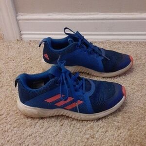 Adidas Blue and Pink Athletic Sneakers